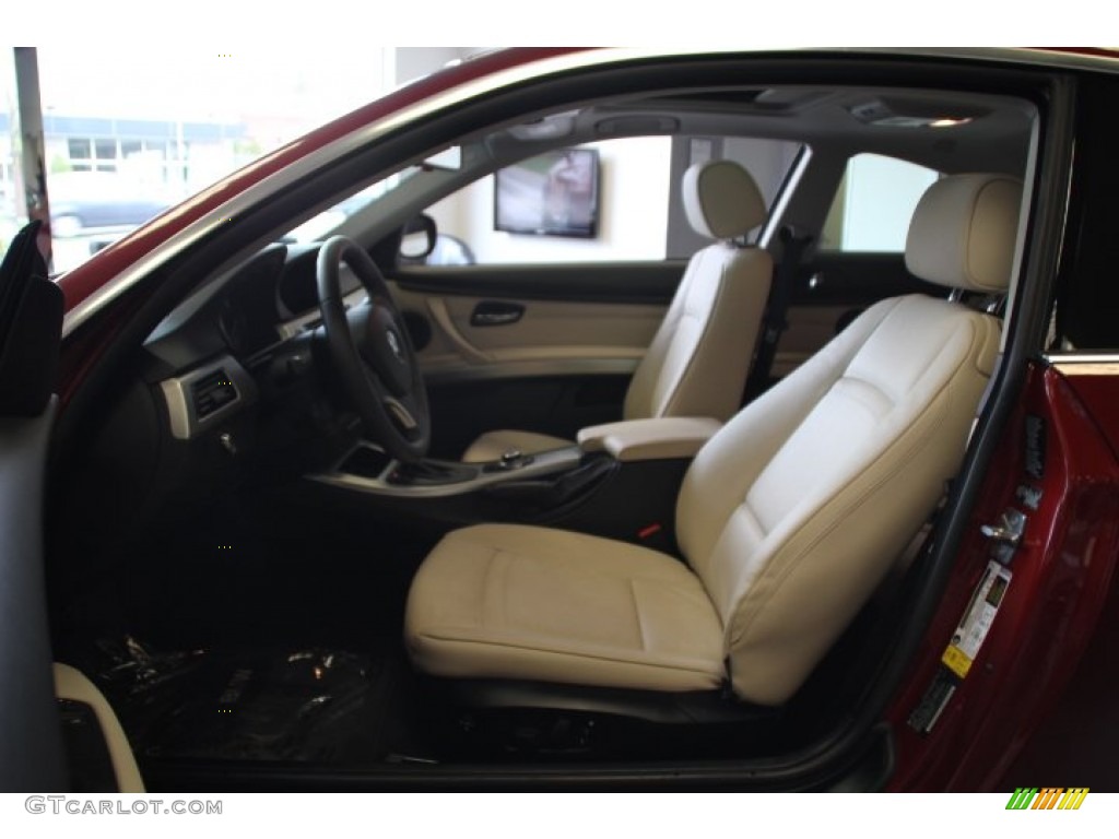 2011 3 Series 328i xDrive Coupe - Vermillion Red Metallic / Oyster/Black Dakota Leather photo #9