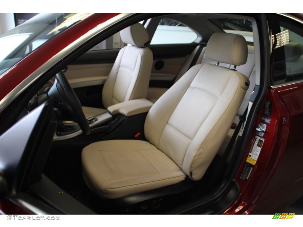 2011 3 Series 328i xDrive Coupe - Vermillion Red Metallic / Oyster/Black Dakota Leather photo #10