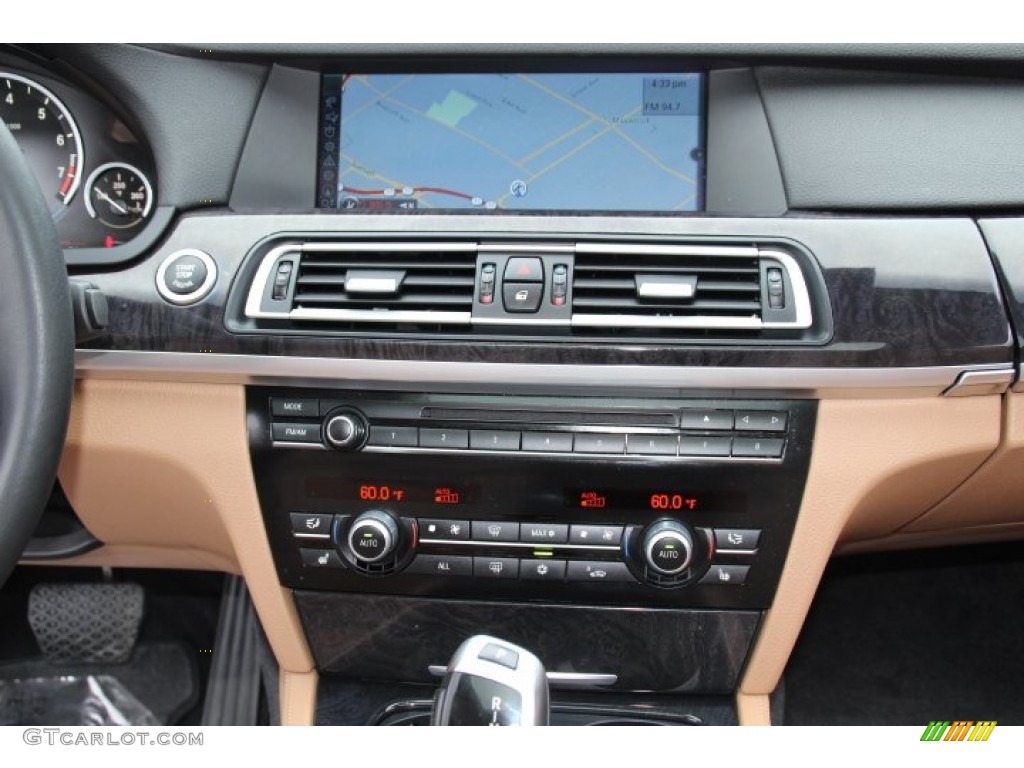 2011 7 Series 750Li xDrive Sedan - Mineral White Metallic / Saddle/Black Nappa Leather photo #14