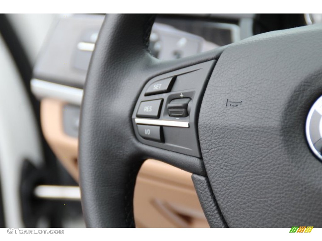 2011 7 Series 750Li xDrive Sedan - Mineral White Metallic / Saddle/Black Nappa Leather photo #17