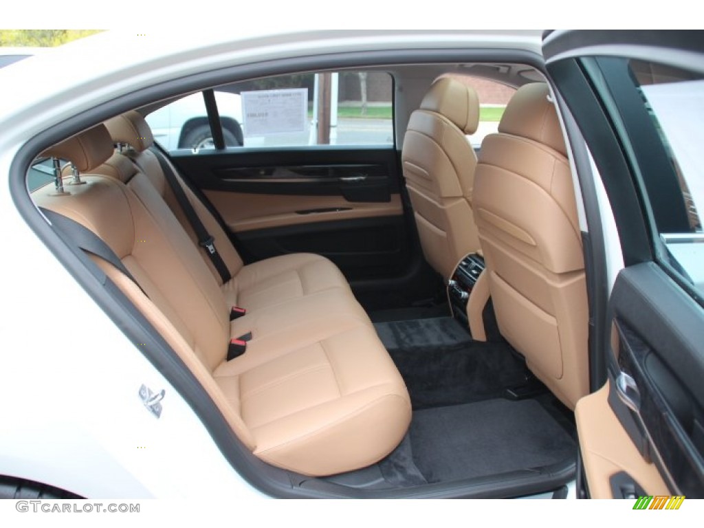 2011 7 Series 750Li xDrive Sedan - Mineral White Metallic / Saddle/Black Nappa Leather photo #24