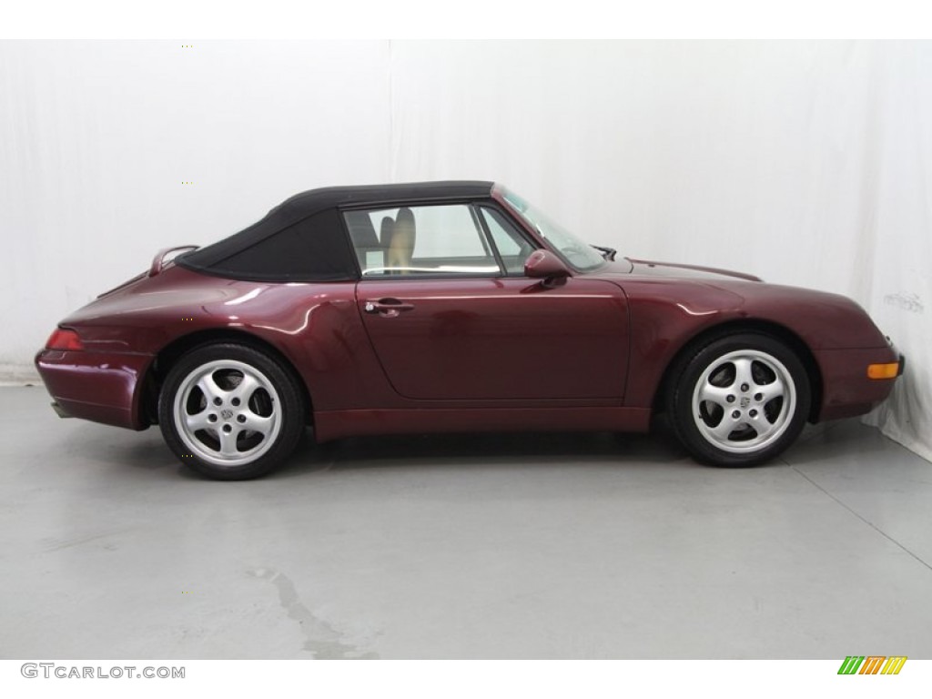 1996 911 Carrera Cabriolet - Arena Red Metallic / Cashmere Beige photo #2