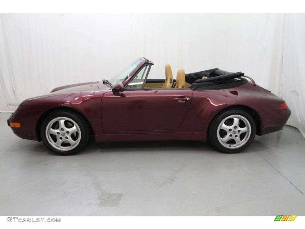 Arena Red Metallic 1996 Porsche 911 Carrera Cabriolet Exterior Photo #80130062