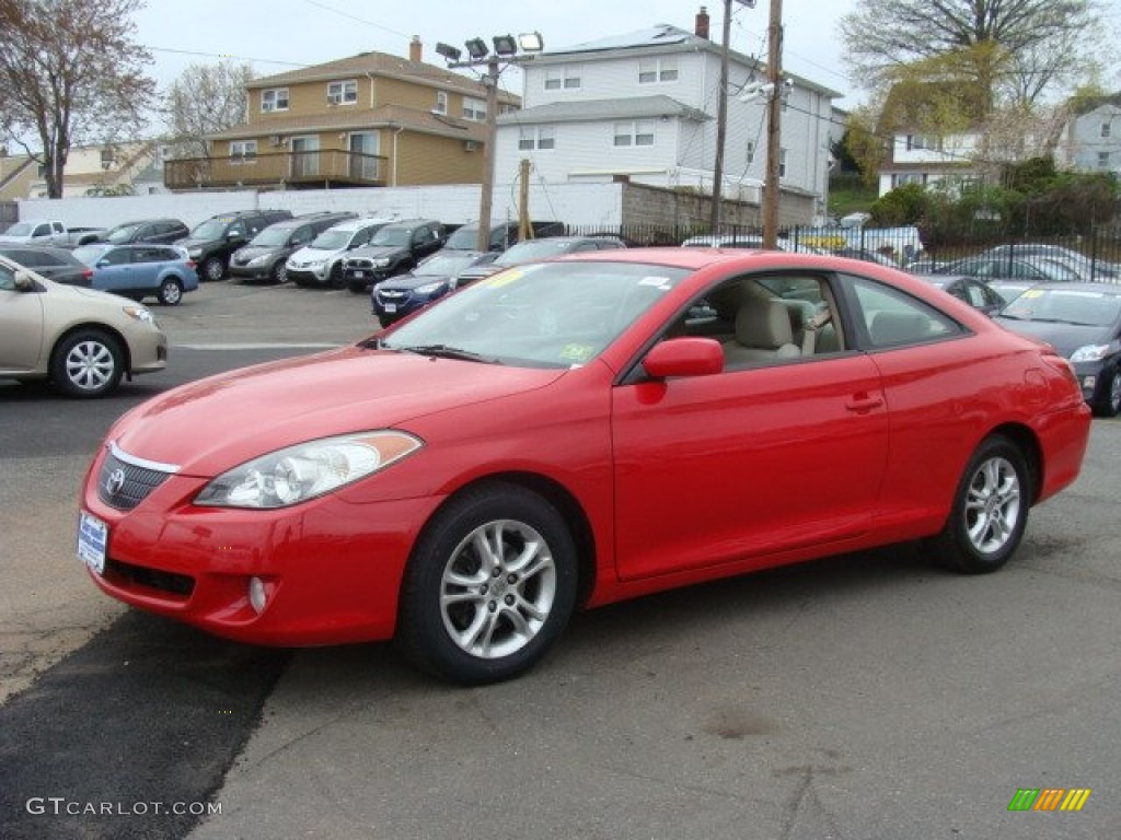 Absolutely Red 2006 Toyota Solara SE Coupe Exterior Photo #80130116