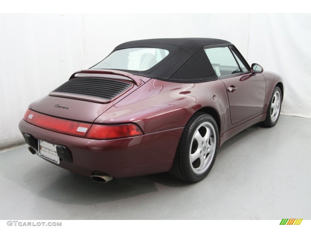 1996 911 Carrera Cabriolet - Arena Red Metallic / Cashmere Beige photo #6