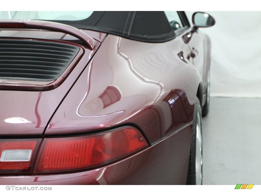 1996 911 Carrera Cabriolet - Arena Red Metallic / Cashmere Beige photo #7