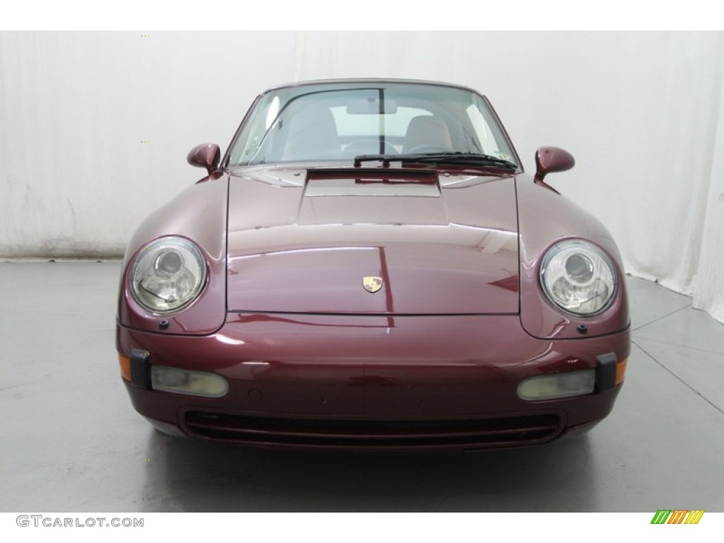 1996 911 Carrera Cabriolet - Arena Red Metallic / Cashmere Beige photo #9