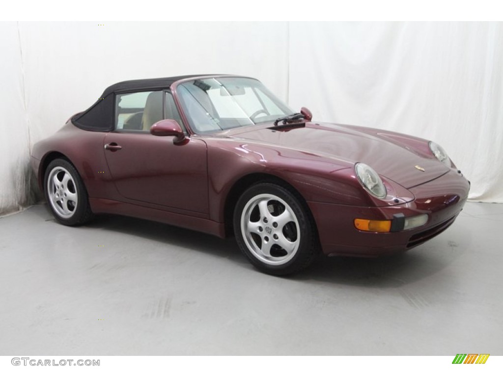 Arena Red Metallic 1996 Porsche 911 Carrera Cabriolet Exterior Photo #80130233