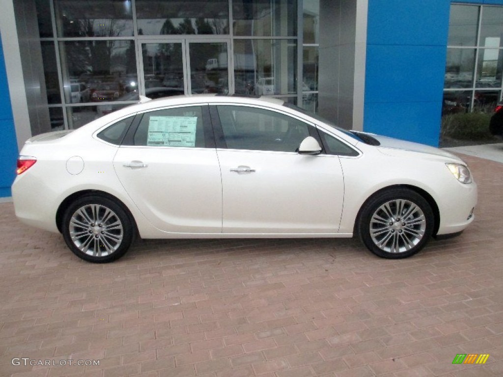 White Diamond Tricoat 2013 Buick Verano Premium Exterior Photo #80130257