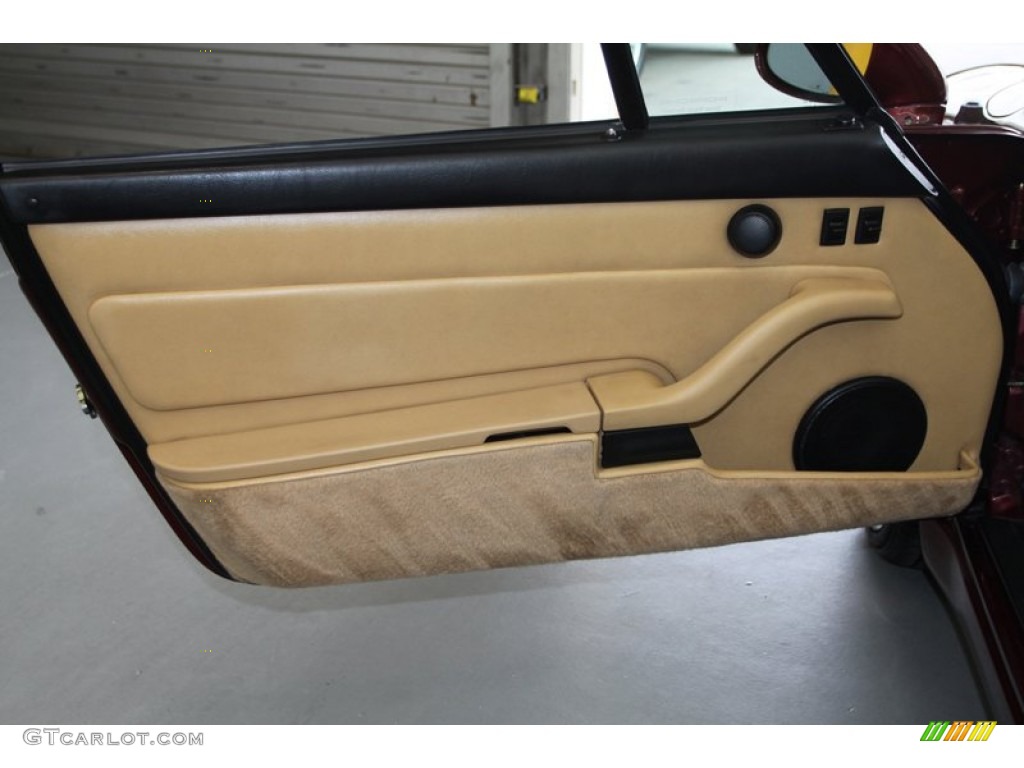 1996 Porsche 911 Carrera Cabriolet Cashmere Beige Door Panel Photo #80130303