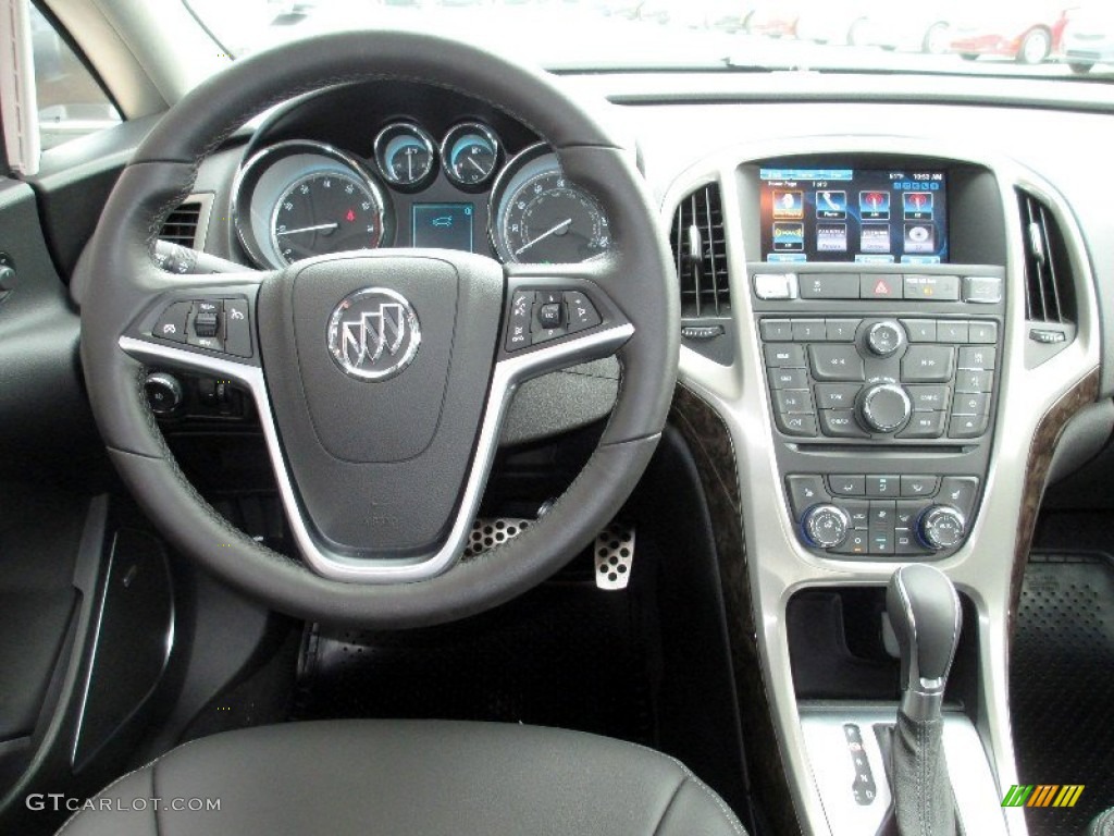 2013 Buick Verano Premium Ebony Dashboard Photo #80130360