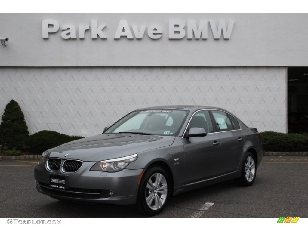 2010 5 Series 528i xDrive Sedan - Space Grey Metallic / Black photo #1