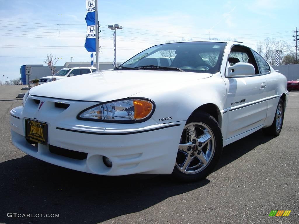1999 Grand Am GT Coupe - Arctic White / Dark Pewter photo #1