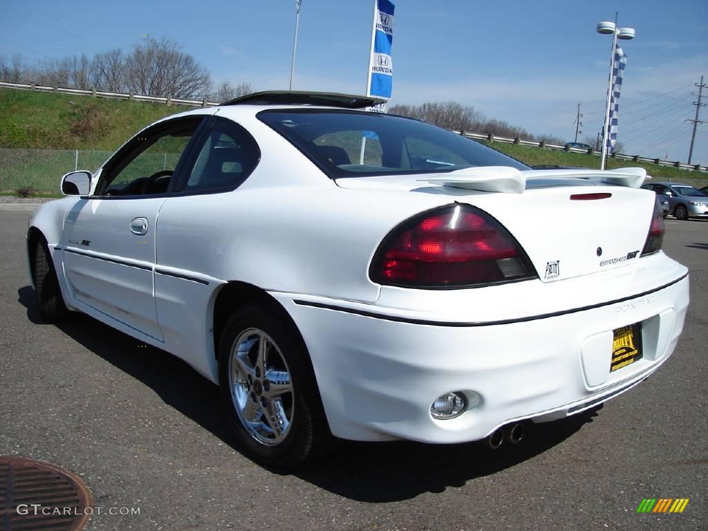 1999 Grand Am GT Coupe - Arctic White / Dark Pewter photo #3