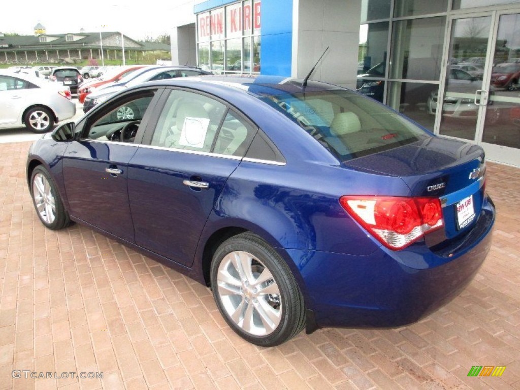 2013 Cruze LTZ - Blue Topaz Metallic / Cocoa/Light Neutral photo #2