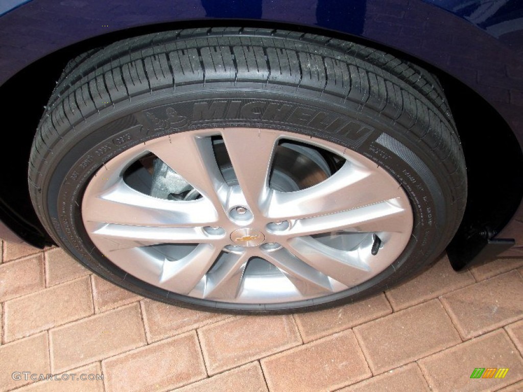 2013 Cruze LTZ - Blue Topaz Metallic / Cocoa/Light Neutral photo #4