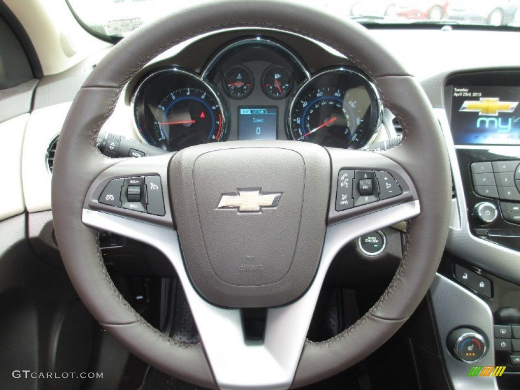 2013 Cruze LTZ - Blue Topaz Metallic / Cocoa/Light Neutral photo #22