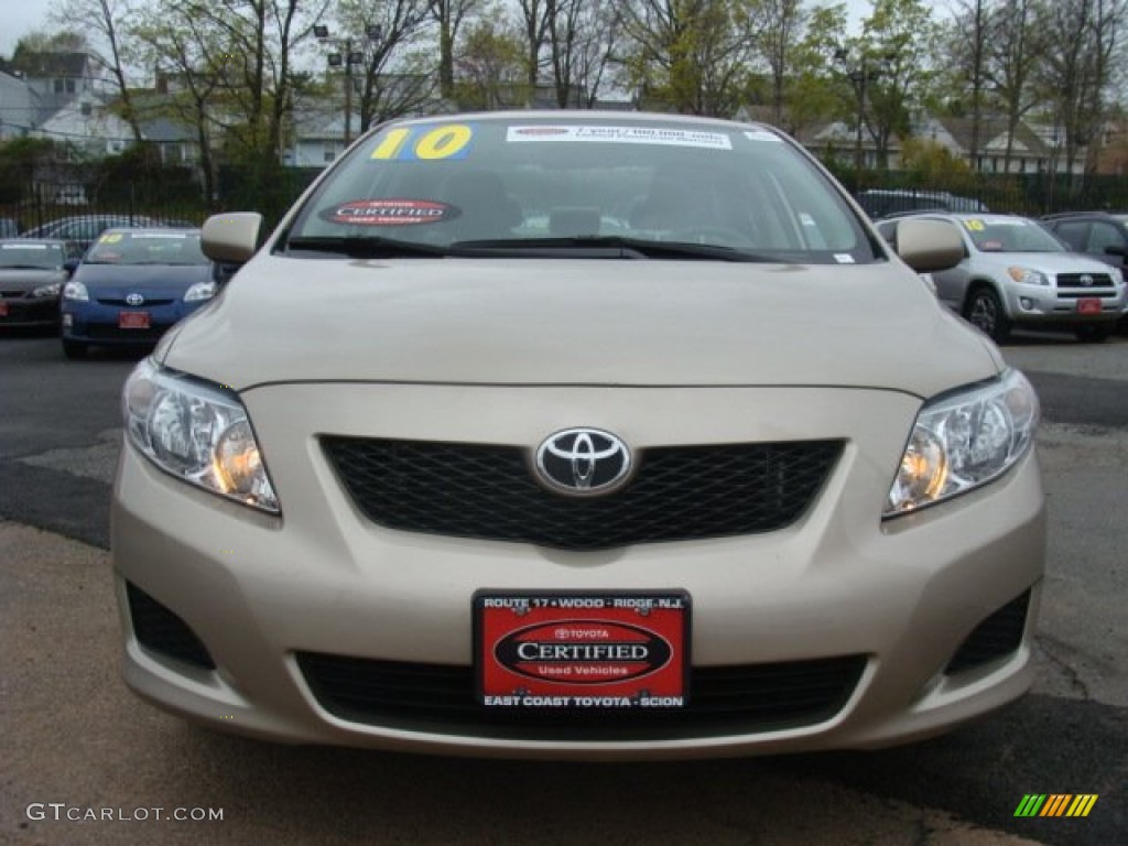 2010 Corolla LE - Desert Sand Metallic / Bisque photo #2
