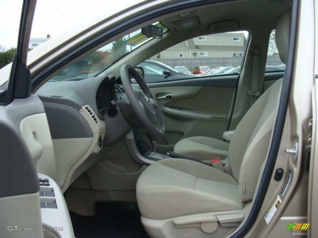 2010 Corolla LE - Desert Sand Metallic / Bisque photo #7