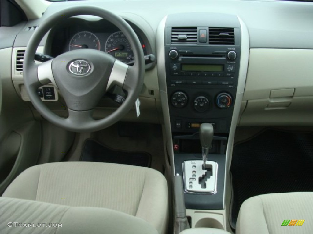 2010 Corolla LE - Desert Sand Metallic / Bisque photo #9