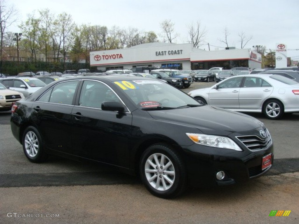 2010 Camry XLE - Black / Ash Gray photo #1