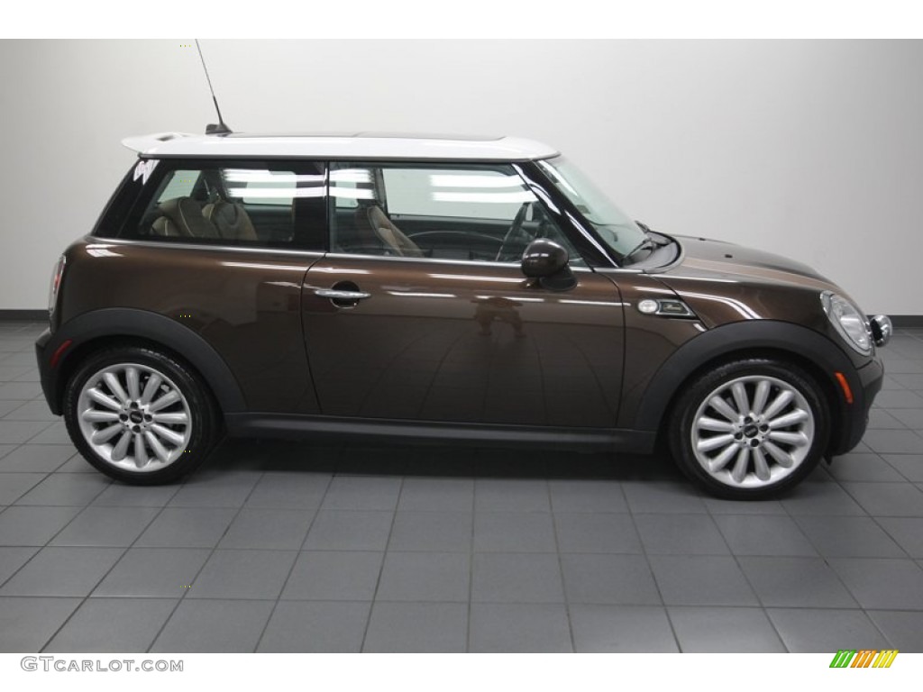 2010 Cooper S Mayfair 50th Anniversary Hardtop - Hot Chocolate Metallic / Mayfair Lounge Toffee Leather photo #7