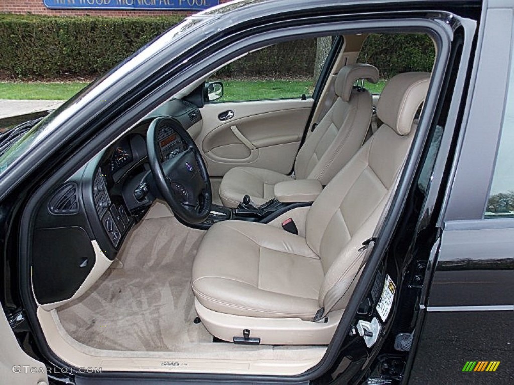 Sand Beige Interior 2004 Saab 9-5 Arc Sport Wagon Photo #80135109