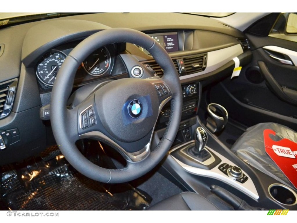 2014 BMW X1 sDrive28i Black Dashboard Photo #80135142