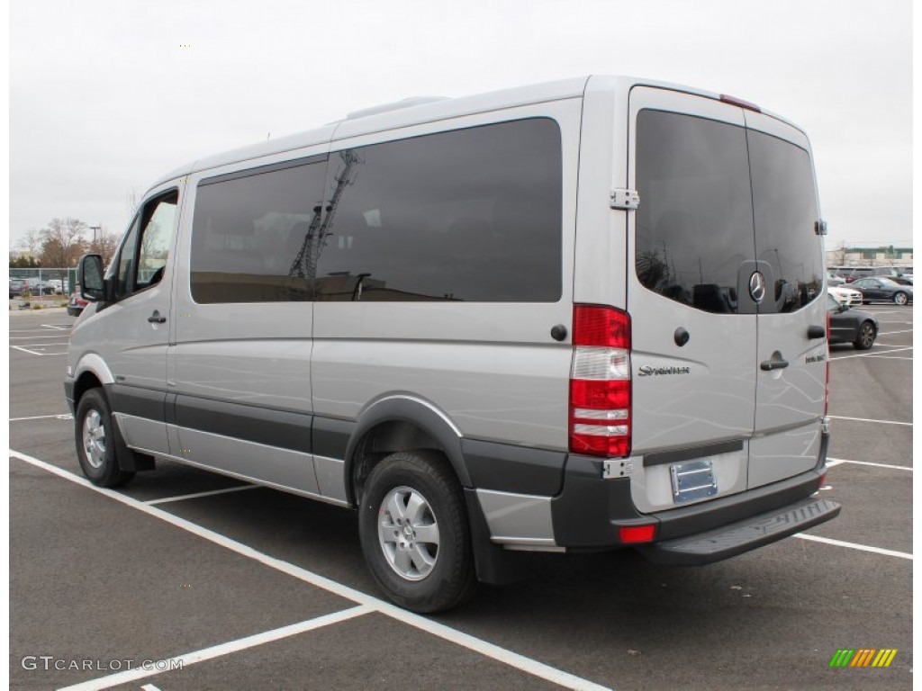 2013 Sprinter 2500 Passenger Van - Brilliant Silver Metallic / Lima Black Fabric photo #4