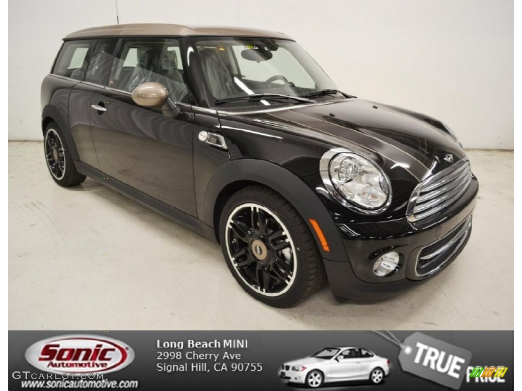 2013 Cooper Clubman - Midnight Black Metallic / Carbon Black photo #1