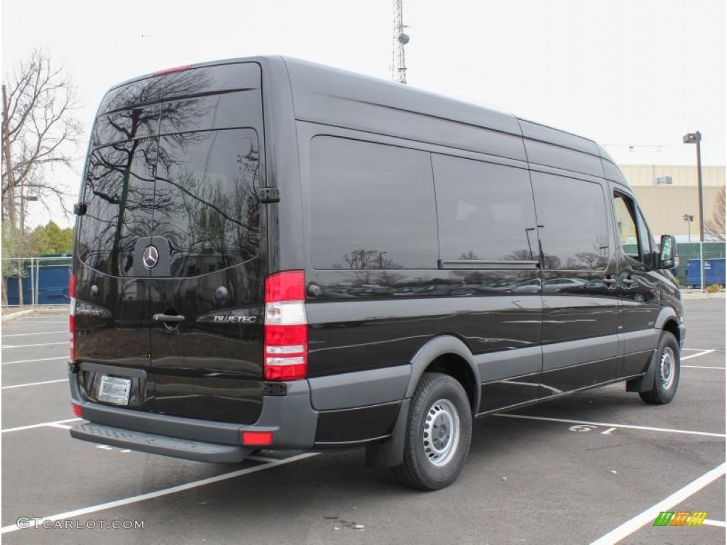 2013 Sprinter 2500 High Roof Passenger Van - Jet Black / Lima Black Fabric photo #6