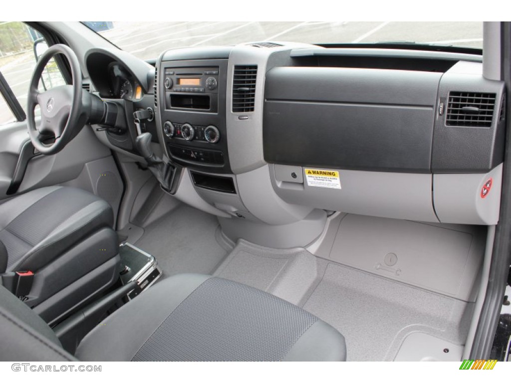 2013 Mercedes-Benz Sprinter 2500 High Roof Passenger Van Lima Black Fabric Dashboard Photo #80136327