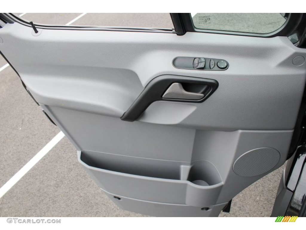 2013 Sprinter 2500 High Roof Passenger Van - Jet Black / Lima Black Fabric photo #11