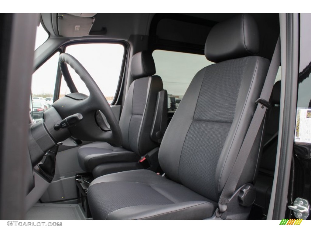 Lima Black Fabric Interior 2013 Mercedes-Benz Sprinter 2500 High Roof Passenger Van Photo #80136375