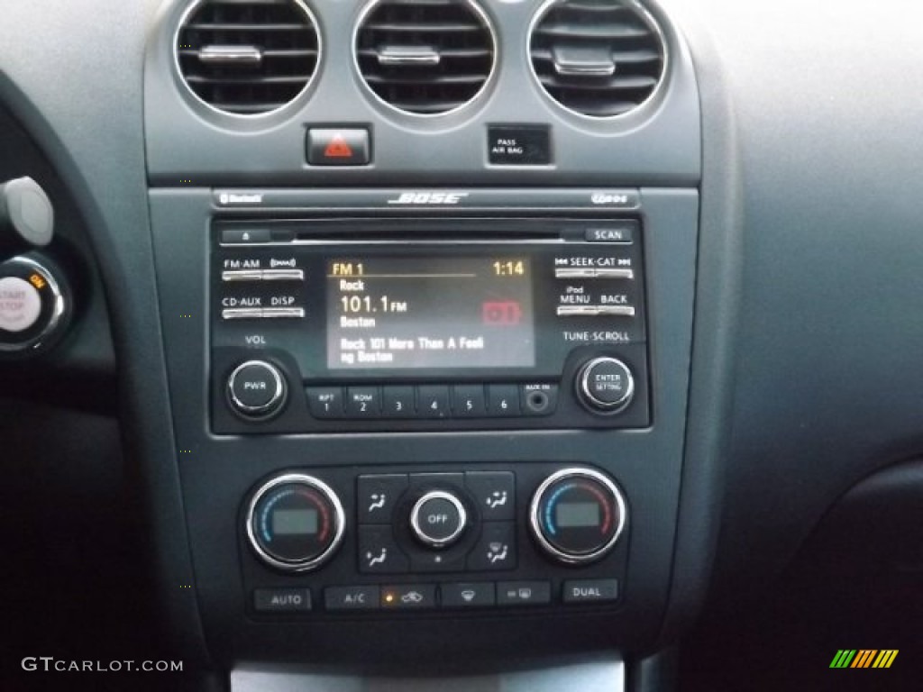 2012 Altima 2.5 SL - Super Black / Charcoal photo #9