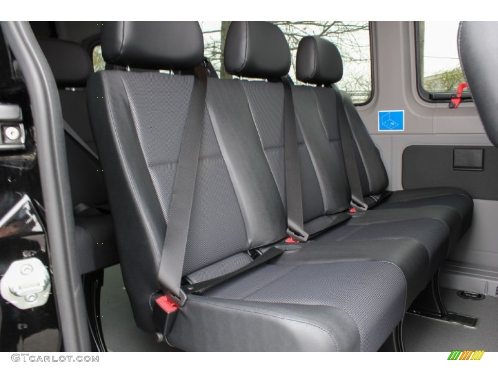 Lima Black Fabric Interior 2013 Mercedes-Benz Sprinter 2500 High Roof Passenger Van Photo #80136456