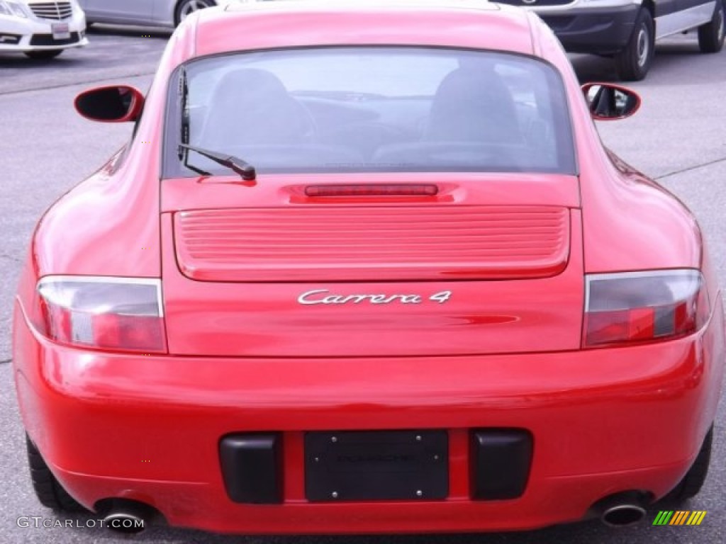 Guards Red 2001 Porsche 911 Carrera 4 Coupe Exterior Photo #80136510