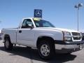 2003 Summit White Chevrolet Silverado 1500 LS Regular Cab 4x4  photo #3