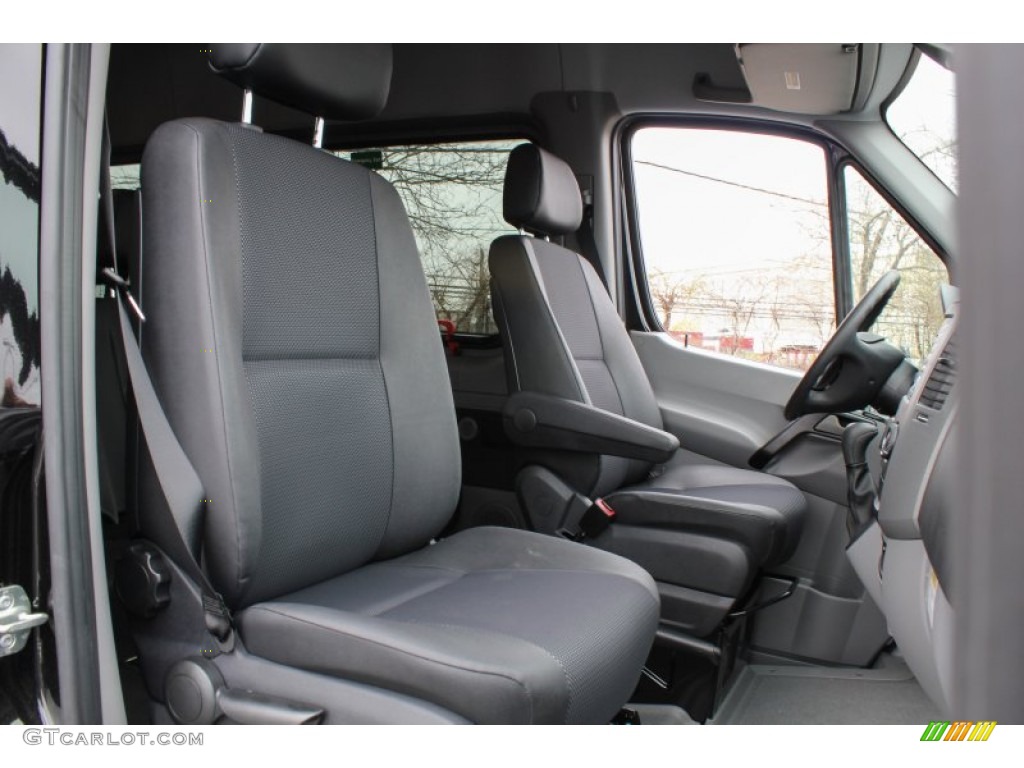 Lima Black Fabric Interior 2013 Mercedes-Benz Sprinter 2500 High Roof Passenger Van Photo #80136987