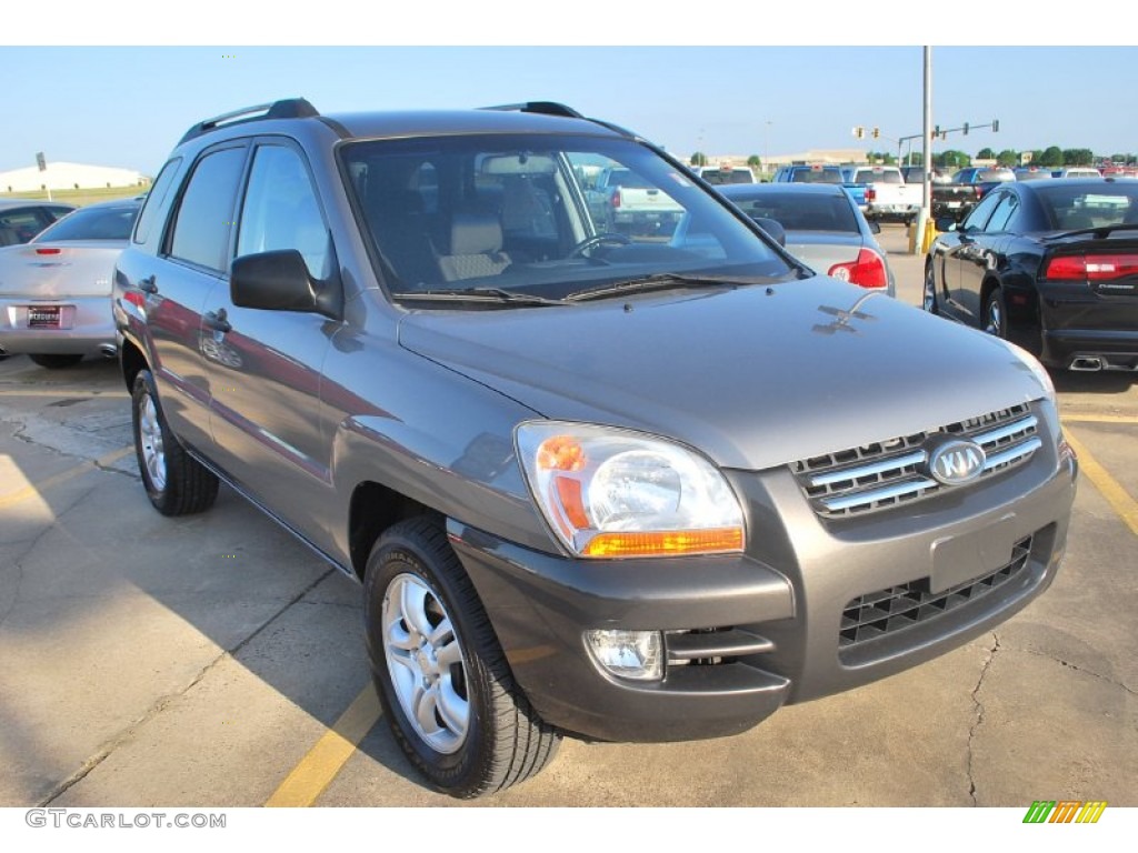 Steel Silver 2006 Kia Sportage LX V6 Exterior Photo #80137003