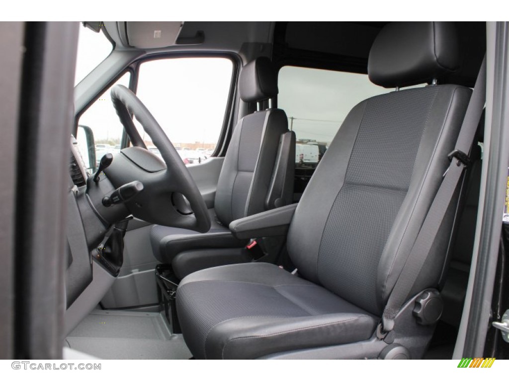 Lima Black Fabric Interior 2013 Mercedes-Benz Sprinter 2500 High Roof Passenger Van Photo #80137019