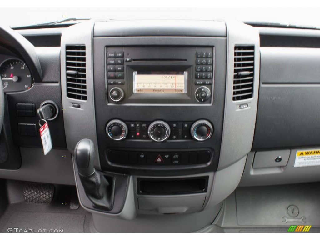 2013 Mercedes-Benz Sprinter 2500 High Roof Passenger Van Lima Black Fabric Dashboard Photo #80137037