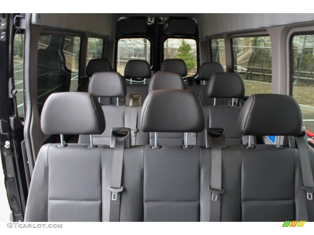 Lima Black Fabric Interior 2013 Mercedes-Benz Sprinter 2500 High Roof Passenger Van Photo #80137068