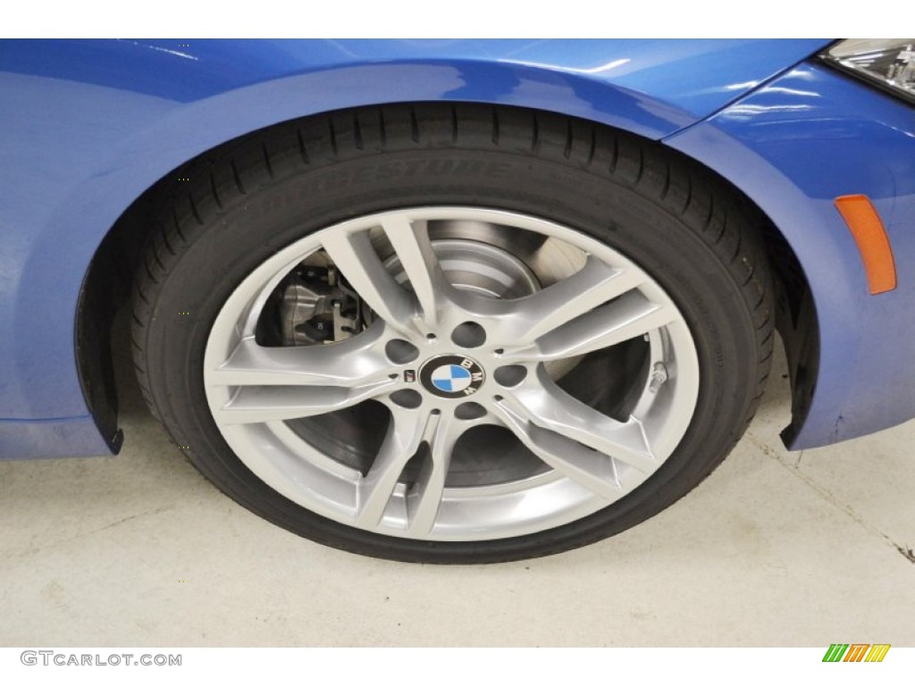 2013 3 Series 328i Sedan - Estoril Blue / Coral Red/Black photo #3