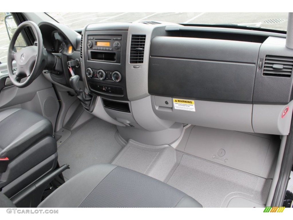 2013 Mercedes-Benz Sprinter 2500 High Roof Passenger Van Lima Black Fabric Dashboard Photo #80137287