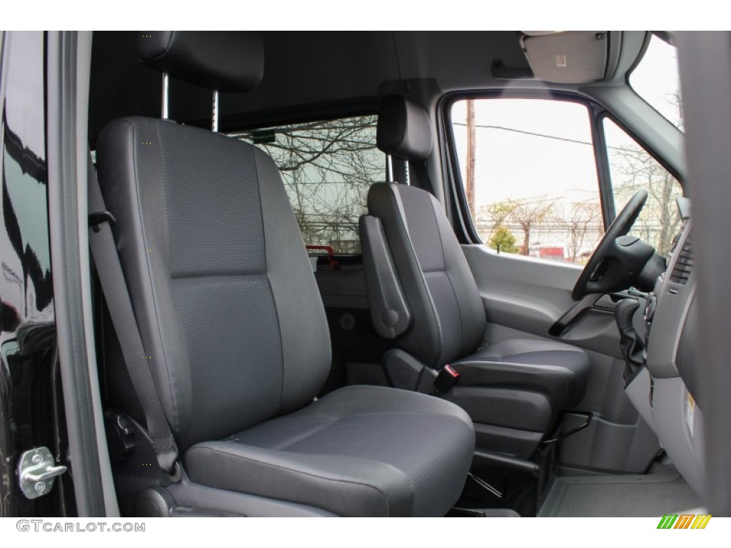 Lima Black Fabric Interior 2013 Mercedes-Benz Sprinter 2500 High Roof Passenger Van Photo #80137305
