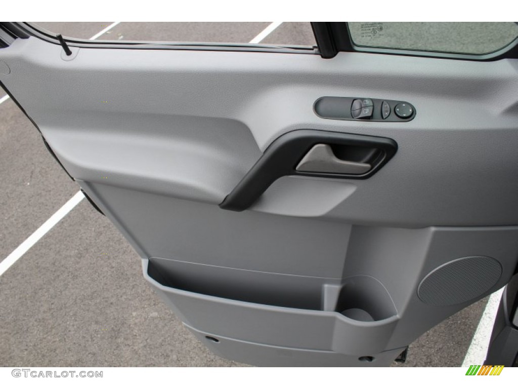 2013 Mercedes-Benz Sprinter 2500 High Roof Passenger Van Lima Black Fabric Door Panel Photo #80137319