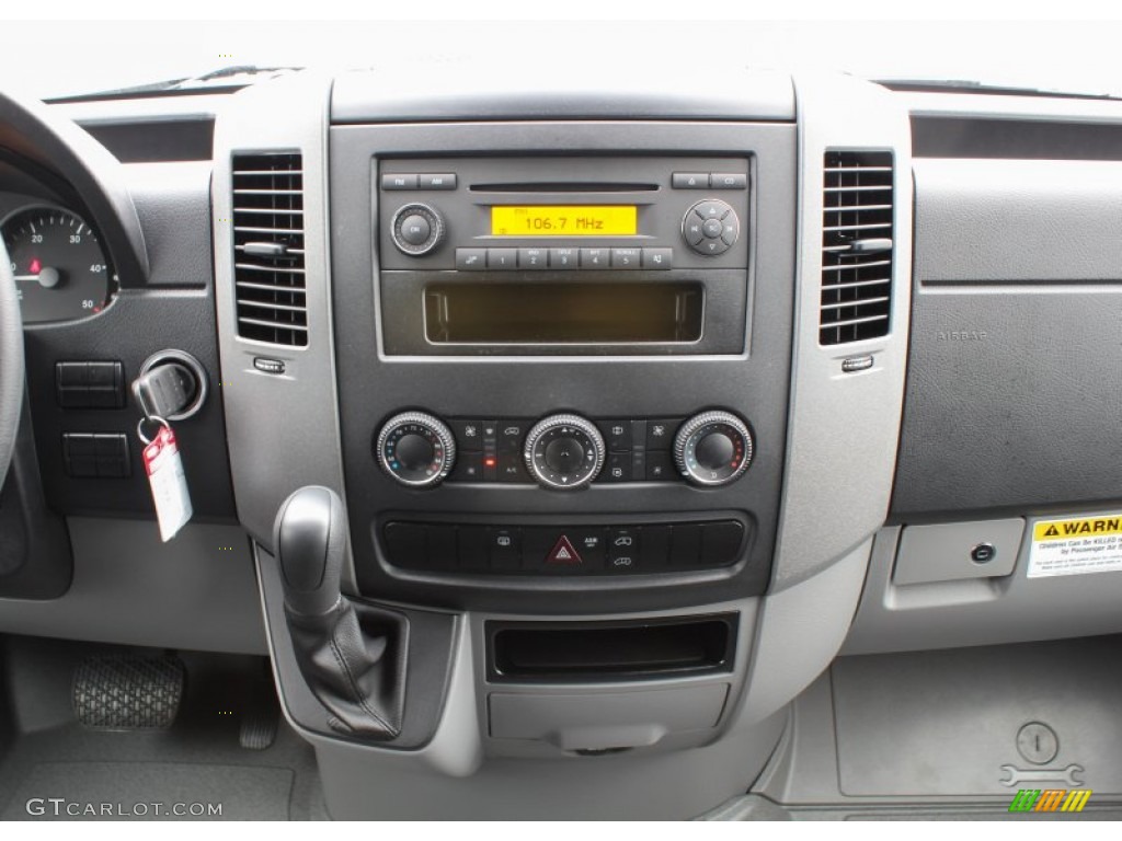 2013 Mercedes-Benz Sprinter 2500 High Roof Passenger Van Lima Black Fabric Dashboard Photo #80137357