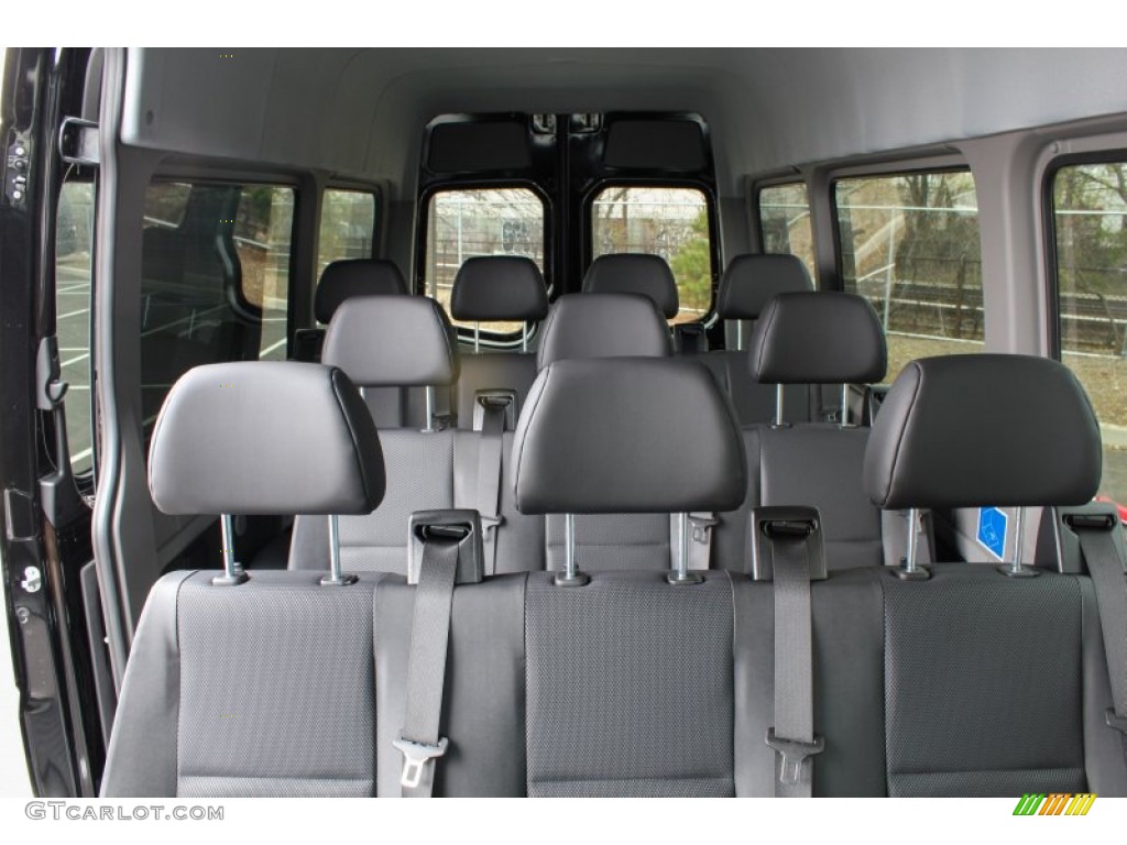 Lima Black Fabric Interior 2013 Mercedes-Benz Sprinter 2500 High Roof Passenger Van Photo #80137394
