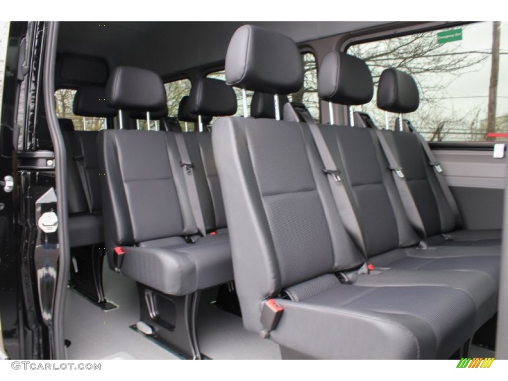 Lima Black Fabric Interior 2013 Mercedes-Benz Sprinter 2500 High Roof Passenger Van Photo #80137411